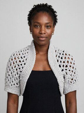 Cozy chunky knit shrug